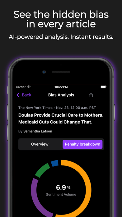 Nuprizm iPhone screenshot 1 - News app
