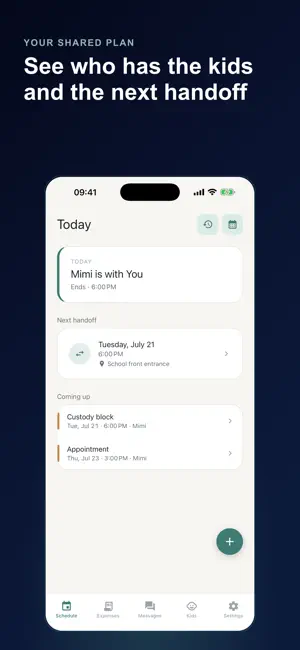 Co-Parenting: Custody & Plan screenshot 1