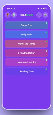 HabitShield: Tracker & Routine screenshot