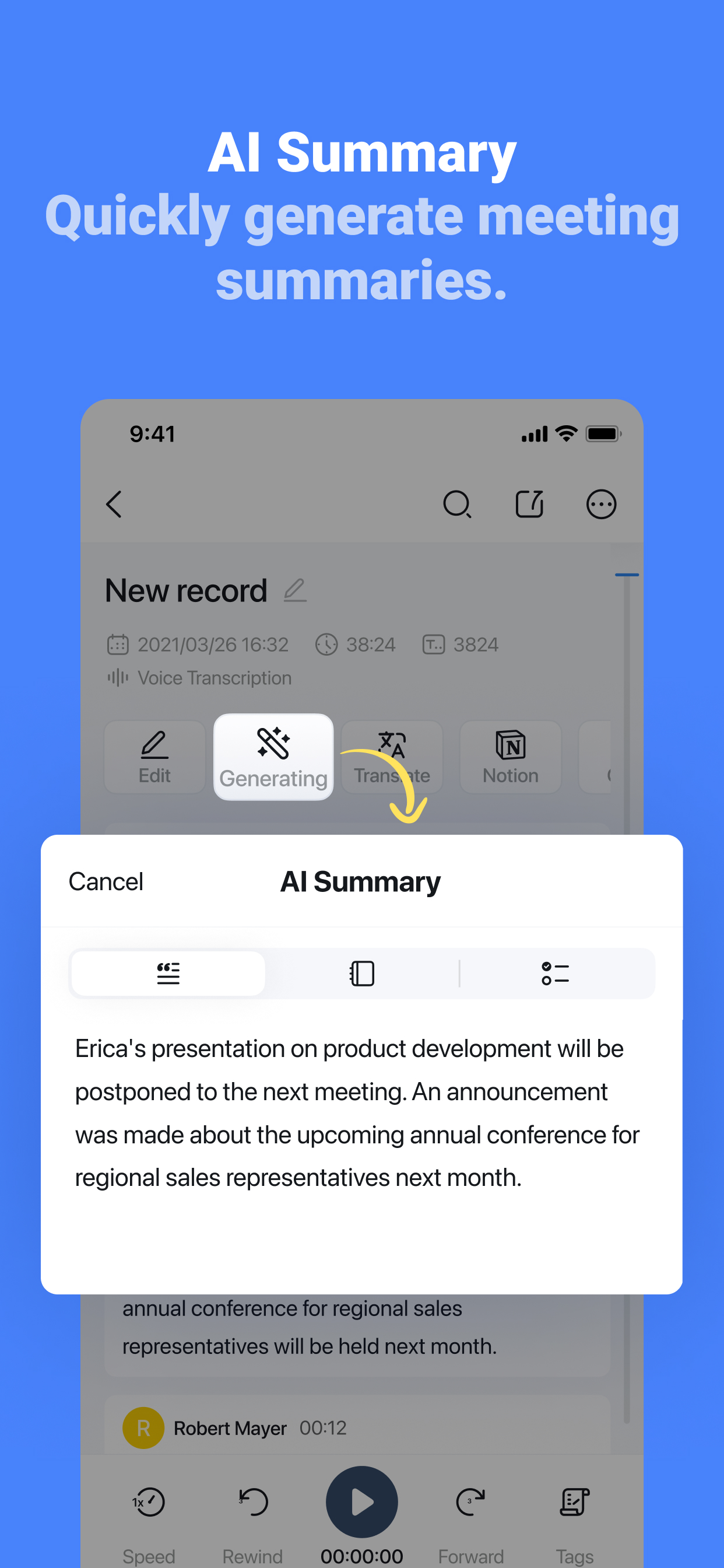 Notta Transcribe Voice to Text screenshot 4