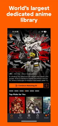 Crunchyroll screenshot 1