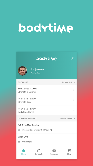 BodyTime Gym Screenshot