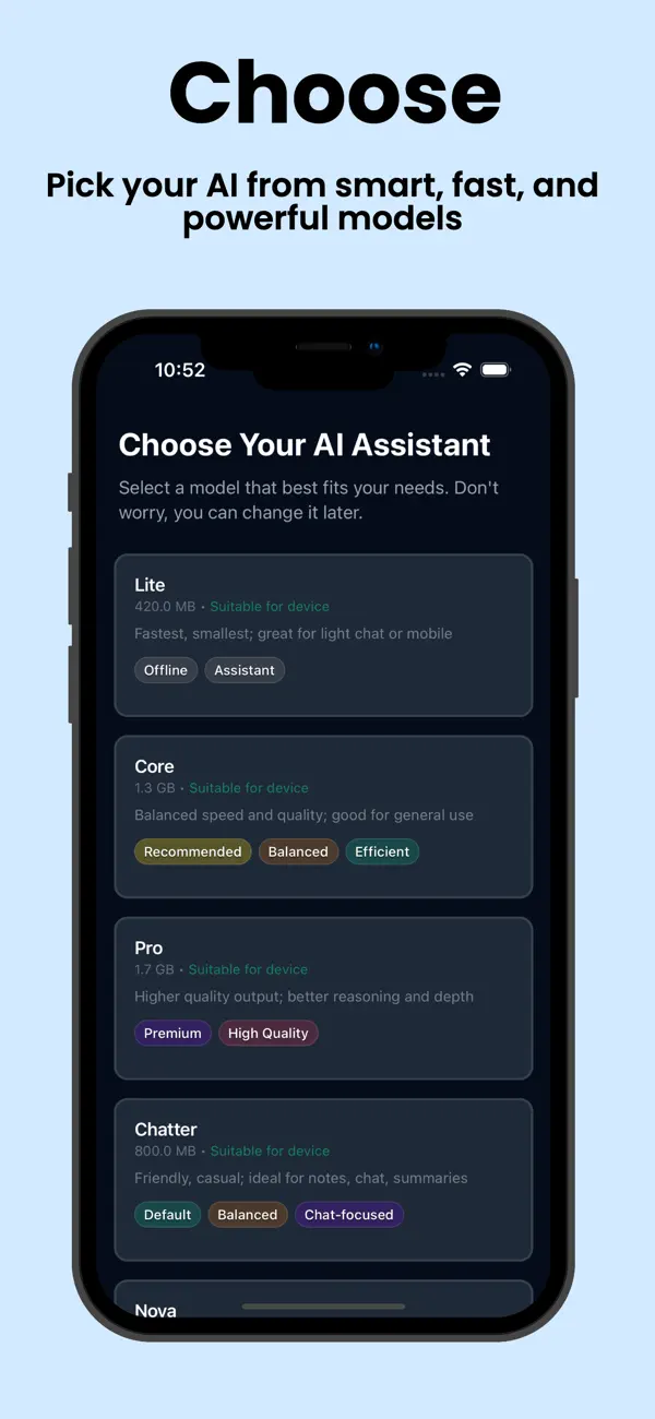 #2. ThinkByte: Offline Local AI (iOS) Przez: ByteInk L.L.C-FZ