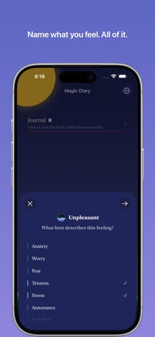 Magic Diary: AI Mood Journal iPhone screenshot