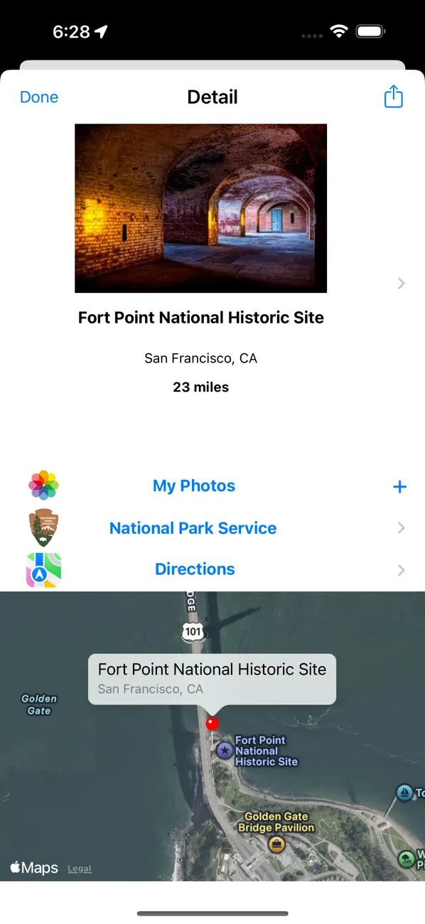 Screenshot #2 pour National Park Finder