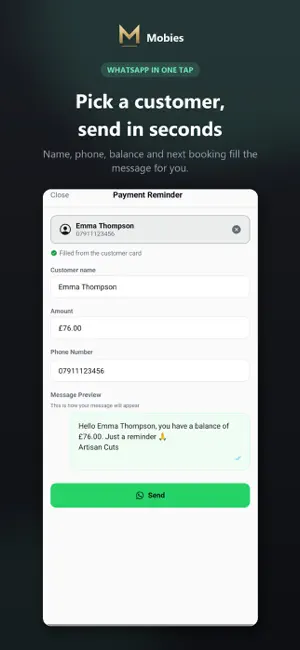 Mobies: Appointment Book & CRM screenshot 2