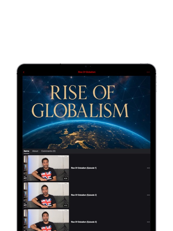 Tousi TV+ iPad screenshot 4 - News app