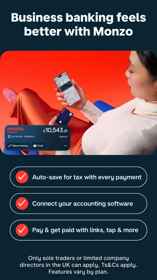 Monzo, App Store screenshot 2