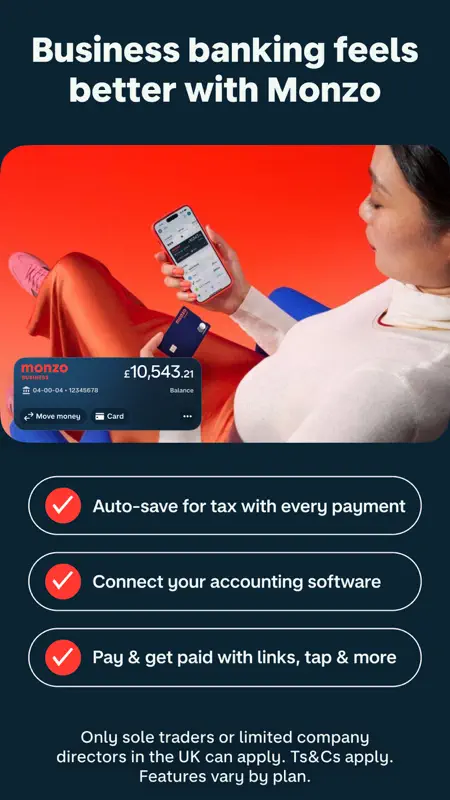 Monzo Bank - Mobile Banking screenshot 2 of 8