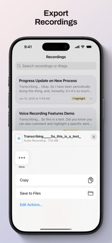 Mani - Voice Recorder Pro screenshot