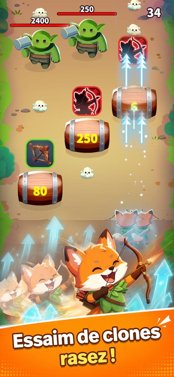 Fox Shot: Number Run iOS Mod IPA screenshot 4 - iOS game interface