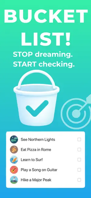 Bucket List: Goal Tracker screenshot 1