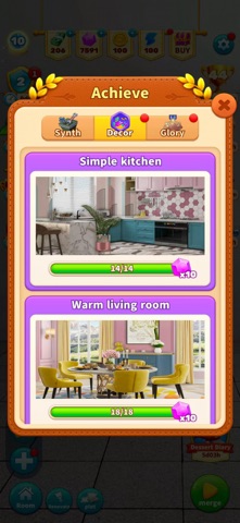 Merge Designer - Decor & Story iPhone screenshot