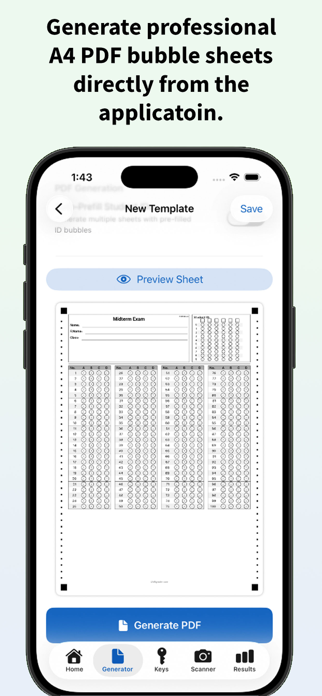 OMR Sheet Scanner Screenshot 5 of 5