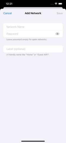 Wi-Fi Access screenshot