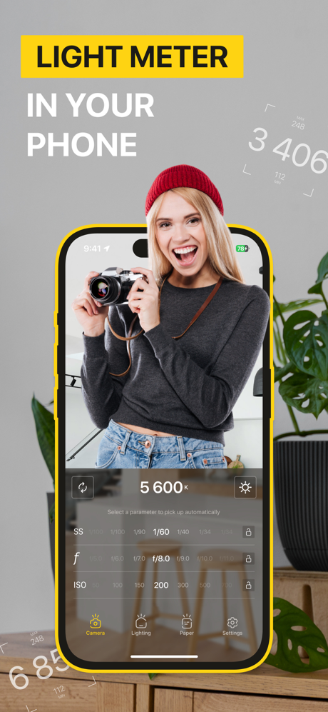 My Pocket Lux Light Meter App screenshot 1