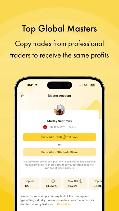 WeCopyTrade screenshot 3 of 6