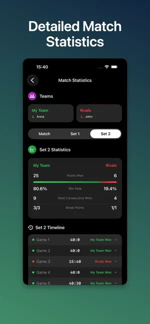 Tennis Tracker: TennisPro screenshot 4
