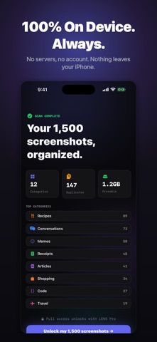 Lens Screenshot AI iPhone screenshot