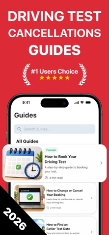 Driving Test Cancellation 4All Screenshot 1 of 8
