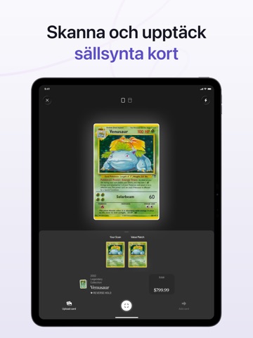 TCG Kortskanner & Samlarkort iPad screenshot 2