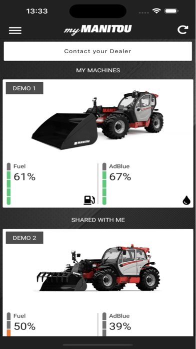 Screenshot #1 pour myMANITOU