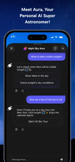 Night Sky iPhone Screenshot 2