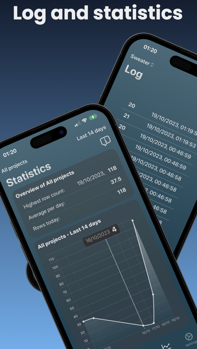 Strikketeller Screenshot