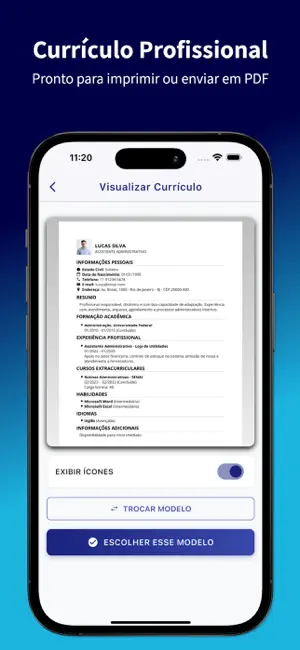 Currículo Fácil 2027 em PDF screenshot 3