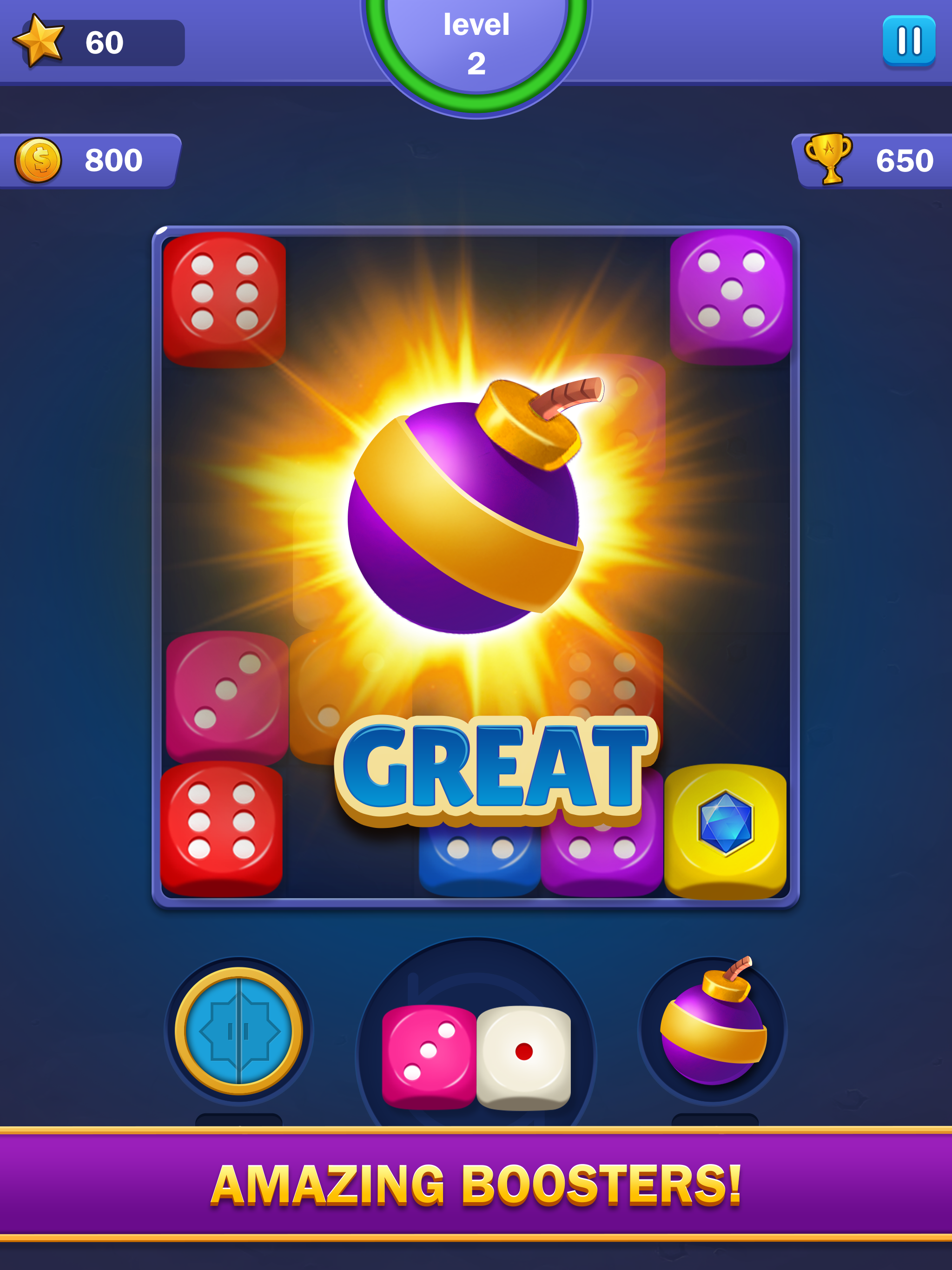 Dice Puzzle - Merge puzzle screenshot 8