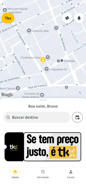 Tkx Usuário iPhone screenshot 1