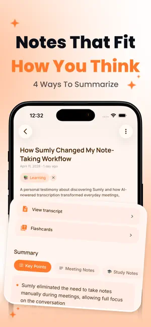 Sumly: AI Note Recorder screenshot 3