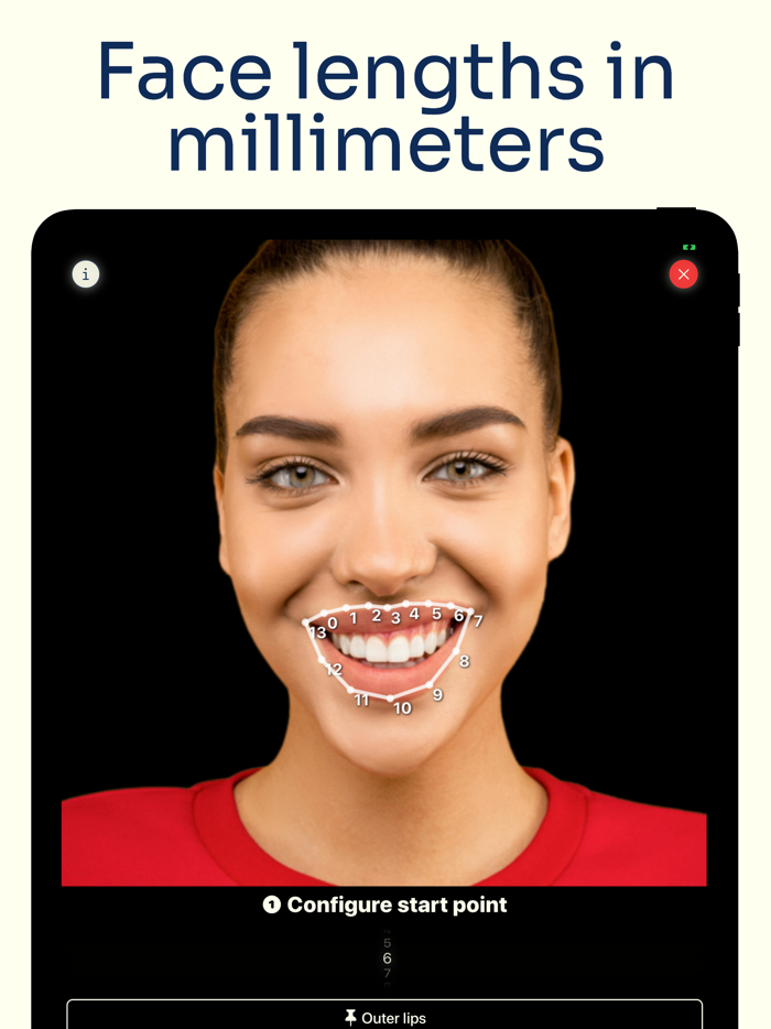 Measure Face Features - Milly