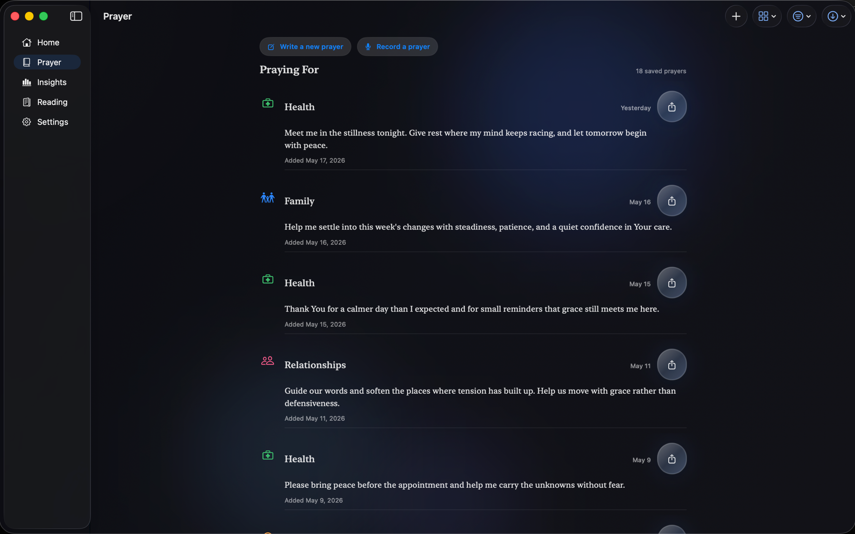 Prayer Ledger screenshot 14