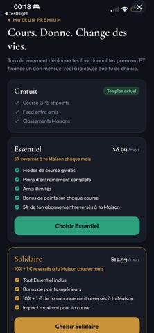 MuzRun — Running caritatif Screenshot 5 of 5