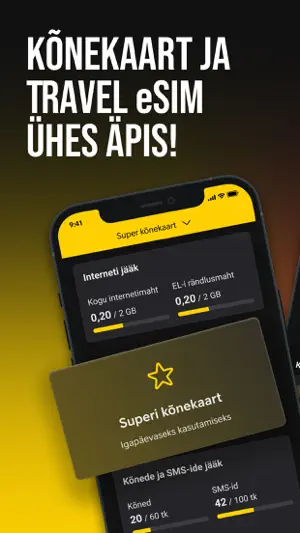 Super Kõnekaart ja Travel eSIM screenshot 1