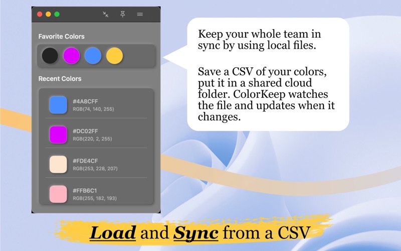 App screenshot