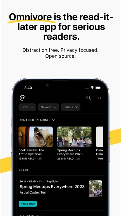 Omnivore: Read-it-later