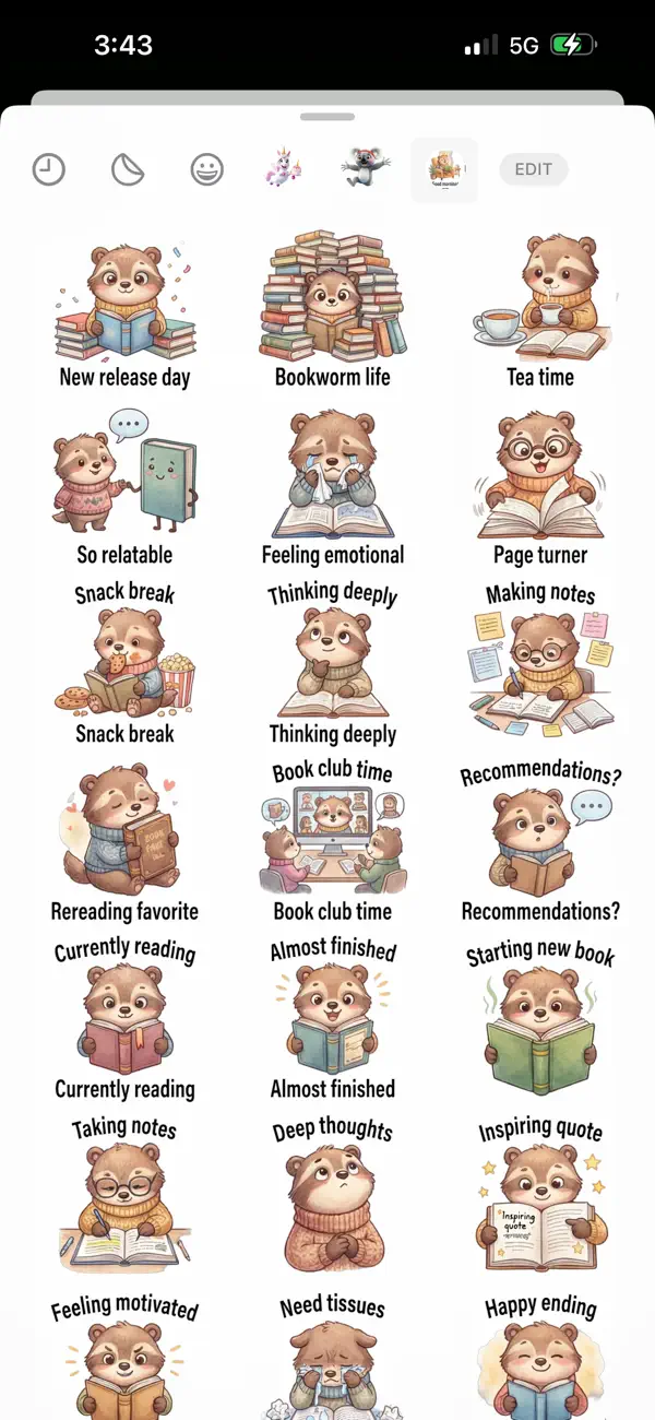 Screenshot #2 pour Cozy Reading Corner Stickers