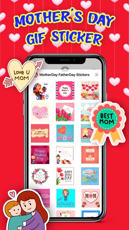 Mother's & Father Day Stickers