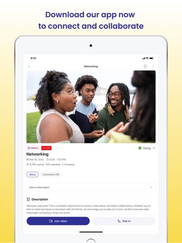 OBUDU Network iPad screenshot