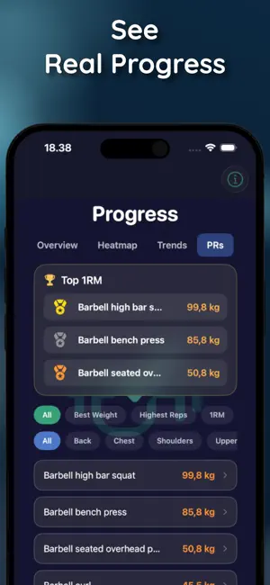GymLogger X: Workout Tracker screenshot 3