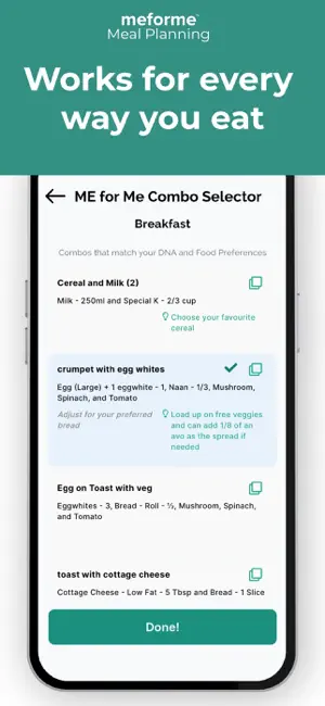 meforme™: Dietitian Meal Plans screenshot 2