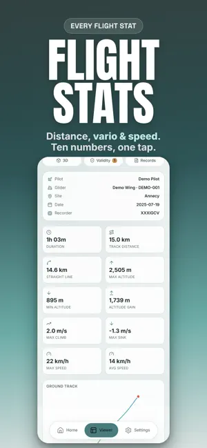 IGC Viewer · Flight Log Reader screenshot 4