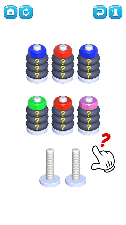 #4. Nuts Sort: Nuts & Bolts Puzzle (iOS) Podle: COMMANDOO JOINT STOCK COMPANY