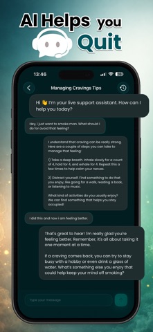 Quit Nic - Smoking Quitter AI screenshot