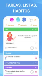 organizador y lista de tareas iphone capturas de pantalla 1