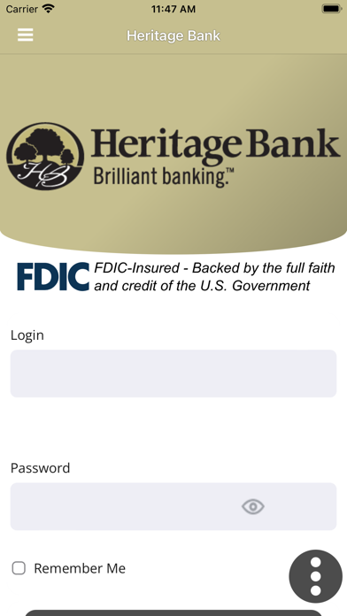 Heritage Bank Topeka KS Screenshot