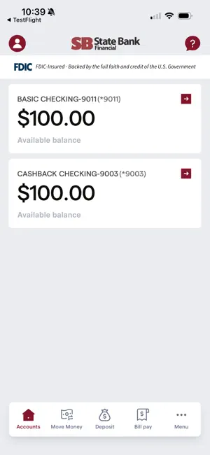 SBF Mobile Banking screenshot 2