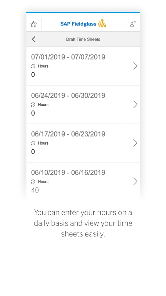 SAP Fieldglass Time Entry - 3.0.46 - (iOS)